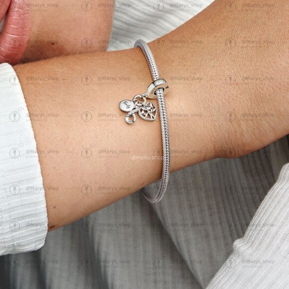 Pandora Family Infinity Triple Dangle Charm - Picture 2 of 2